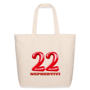 Nefertiti - Eco-Friendly Cotton Tote - natural - Front