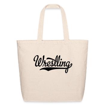 wrestling - Eco-Friendly Cotton Tote - natural - Front