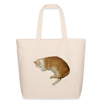 pumpkin - Eco-Friendly Cotton Tote - natural - Front