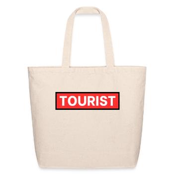 TOURIST - Eco-Friendly Cotton Tote - natural - Front