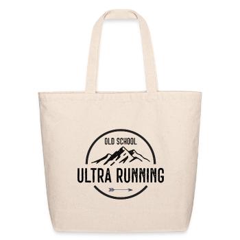 Old School Ultra Running - Sac fourre-tout en coton naturel - naturel - Devant