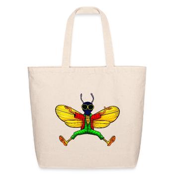 Fly Yogi - Eco-Friendly Cotton Tote - natural - Front