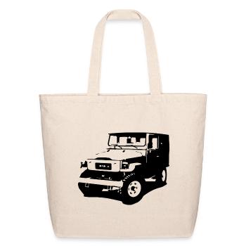 FJ40 - Eco-Friendly Cotton Tote - natural - Front