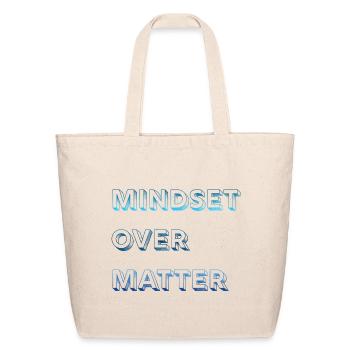 Mindset Over Matter Gradient - Eco-Friendly Cotton Tote - natural - Front