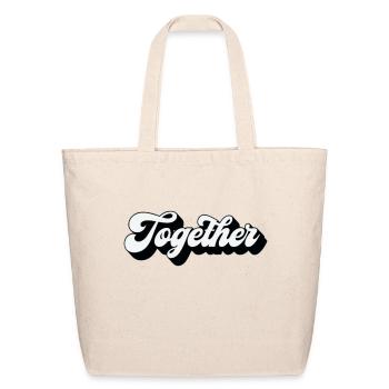 Together - Eco-Friendly Cotton Tote - natural - Front