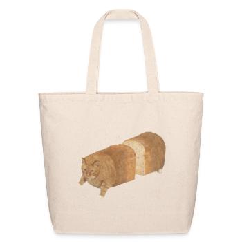 Loaf Cat - Eco-Friendly Cotton Tote - natural - Front