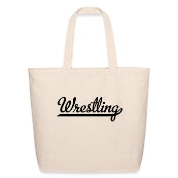 wrestling - Eco-Friendly Cotton Tote - natural - Front