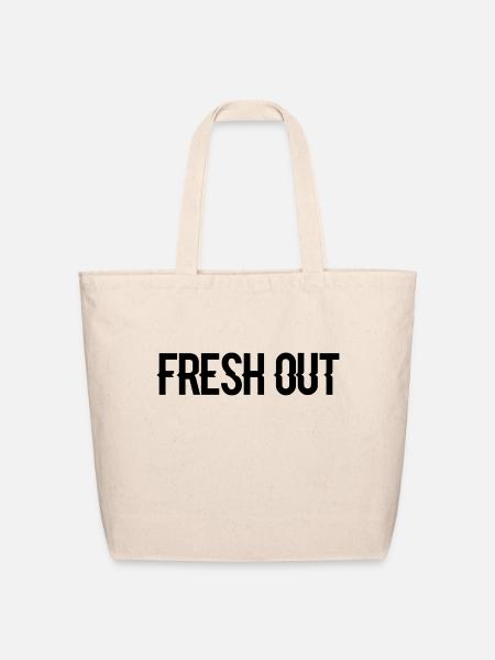 fresh out - Eco-Friendly Cotton Tote - natural