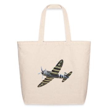 P-47 Thunderbolt - Eco-Friendly Cotton Tote - natural - Front