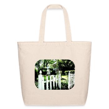 Garden Gate - Eco-Friendly Cotton Tote - natural - Front