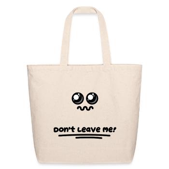 Imploring face kawaii doodle - Eco-Friendly Cotton Tote - natural - Front