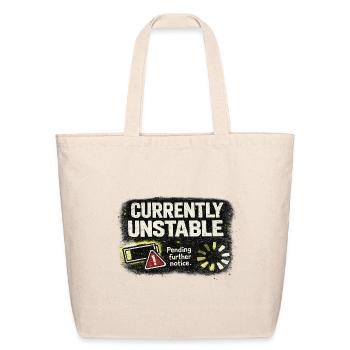 Currently Unstable: Pending Further Notice - Eco-Friendly Cotton Tote - natural - Front