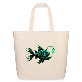 Ocean Depths Art - Eco-Friendly Cotton Tote - natural - Front