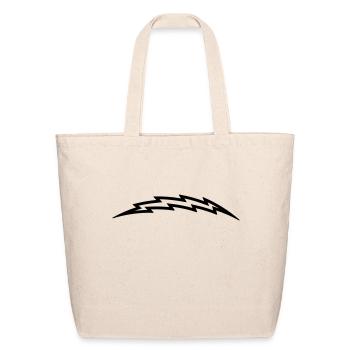 Lightning Bolt - Eco-Friendly Cotton Tote - natural - Front