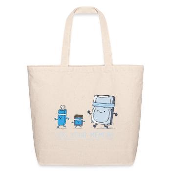 Software Engineer IT Support Your Memory Gym - Eco-Friendly Cotton Tote - natural - Front