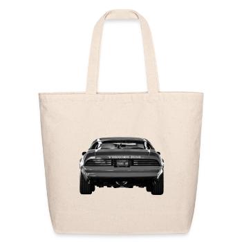 Trans Am Rear BW - Eco-Friendly Cotton Tote - natural - Front