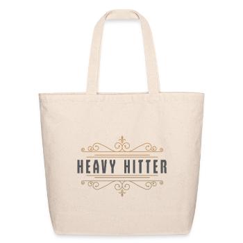HEAVY HITTER - Eco-Friendly Cotton Tote - natural - Front