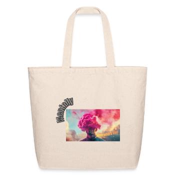 Somewhere Else Cloud Dream - Eco-Friendly Cotton Tote - natural - Front