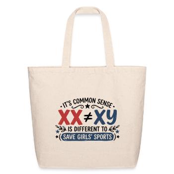 save_girls_sports - Eco-Friendly Cotton Tote - natural - Front