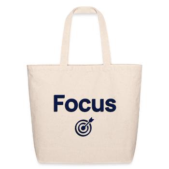 Focus Target Minimal - Eco-Friendly Cotton Tote - natural - Front