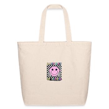 Last Day of School Graphic - Eco-Friendly Cotton Tote - natural - Front