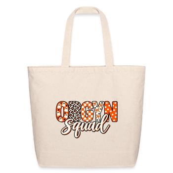 OBGYN Squad Halloween Spooky Nurse Medical Designs - Eco-Friendly Cotton Tote - natural - Front