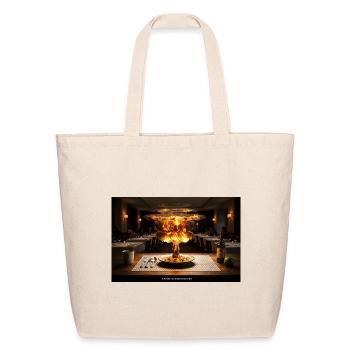 Atomic Mushrooms Dish - Eco-Friendly Cotton Tote - natural - Front