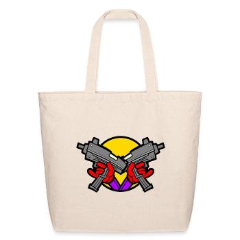 hustle - Eco-Friendly Cotton Tote - natural - Front