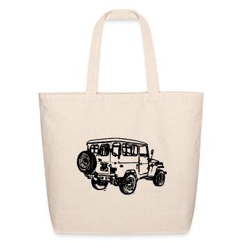 FJ-40 - Eco-Friendly Cotton Tote - natural - Front