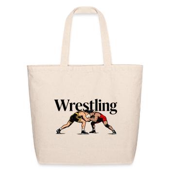 wrestling - Eco-Friendly Cotton Tote - natural - Front