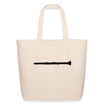 clarinet - Eco-Friendly Cotton Tote - natural - Front