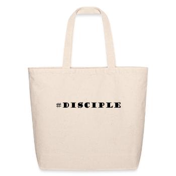 Disciple of Jesus - tell the world - Eco-Friendly Cotton Tote - natural - Front
