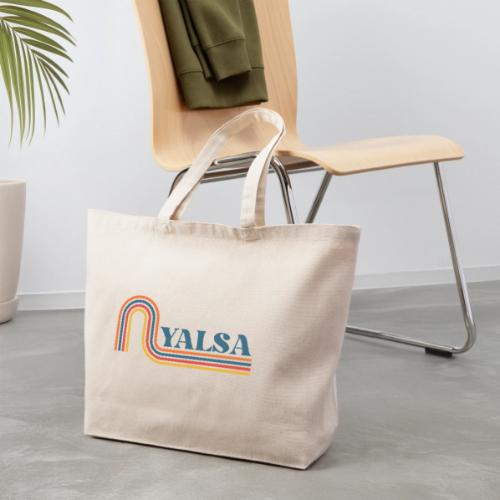 YALSA Retro Rainbow - Eco-Friendly Cotton Tote