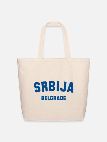 BELGRADE Srbija Serbia - Eco-Friendly Cotton Tote - natural