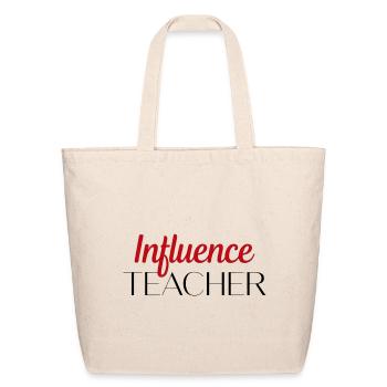 Retro Teacher Mode On School Graphic Classroom - Eco-Friendly Cotton Tote - natural - Front