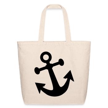 Anchor - Eco-Friendly Cotton Tote - natural - Front