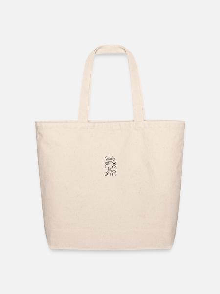 Maths Joke - Eco-Friendly Cotton Tote - natural