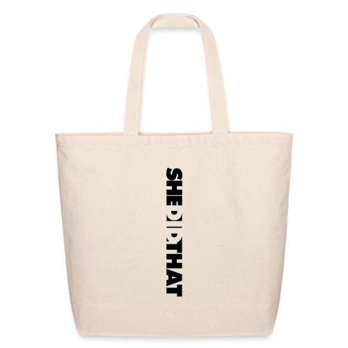 She Did That Large Design - Eco-Friendly Cotton Tote