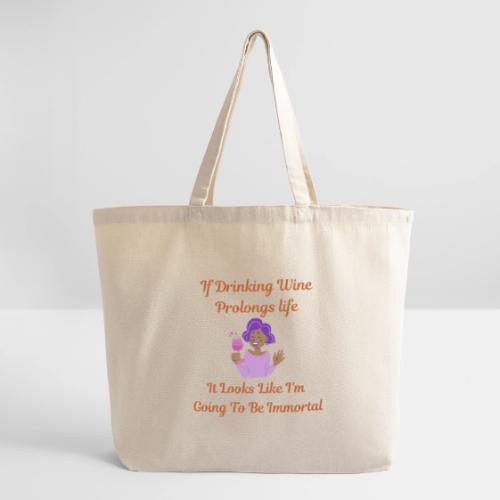 Wine Immortal - Eco-Friendly Cotton Tote