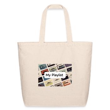 Music - Eco-Friendly Cotton Tote - natural - Front