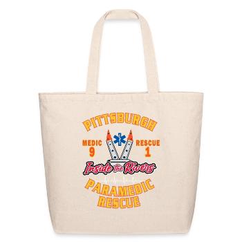 Pittsburgh Inside the Rivers Paramedic - Eco-Friendly Cotton Tote - natural - Front