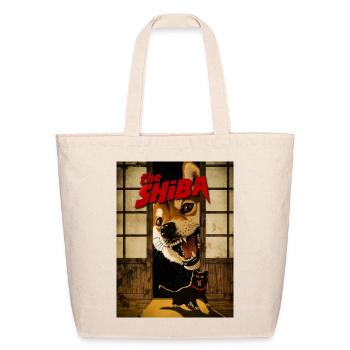 the SHIBA - Eco-Friendly Cotton Tote - natural - Front