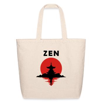 Zen - Eco-Friendly Cotton Tote - natural - Front