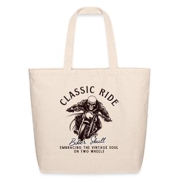 Retro Style Tees for Every Occasion - Eco-Friendly Cotton Tote - natural - Front