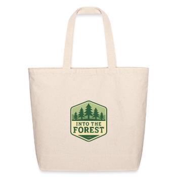 Into the Forest Badge - Eco-Friendly Cotton Tote - natural - Front