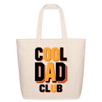 Cool Dad Club - Eco-Friendly Cotton Tote - natural - Front