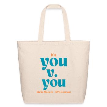 It's You v. You- Chris Moorer - Eco-Friendly Cotton Tote - natural - Front