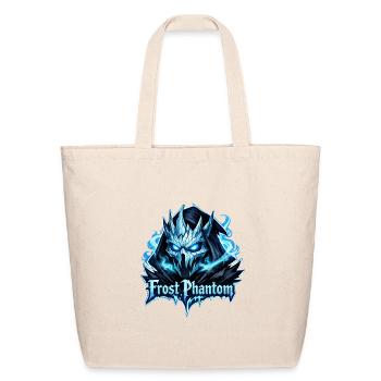 Frost Phantom Skull Crest - Eco-Friendly Cotton Tote - natural - Front