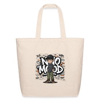 No Mood - Urban Apathy Streetwear Art - Eco-Friendly Cotton Tote - natural - Front