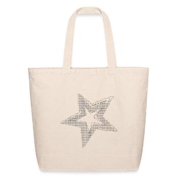 Made Of Stardust Retro Y2K Halftone Star Aesthetic - Eco-Friendly Cotton Tote - natural - Front
